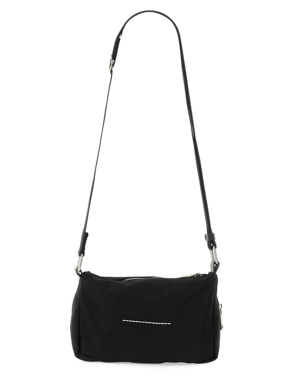 Number Logo Nylon Crossbody Bag