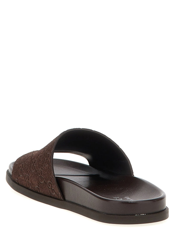 Gucci Brown Slides