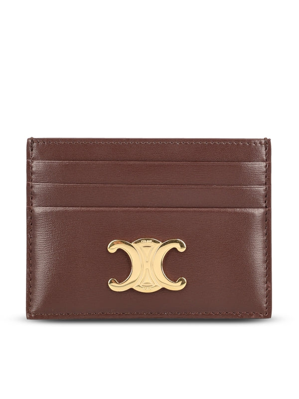 Triomphe Leather Card Wallet