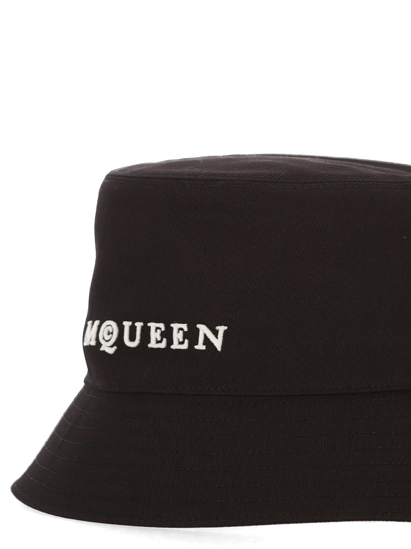 Alecander Mcqueen Black Bucket Hat