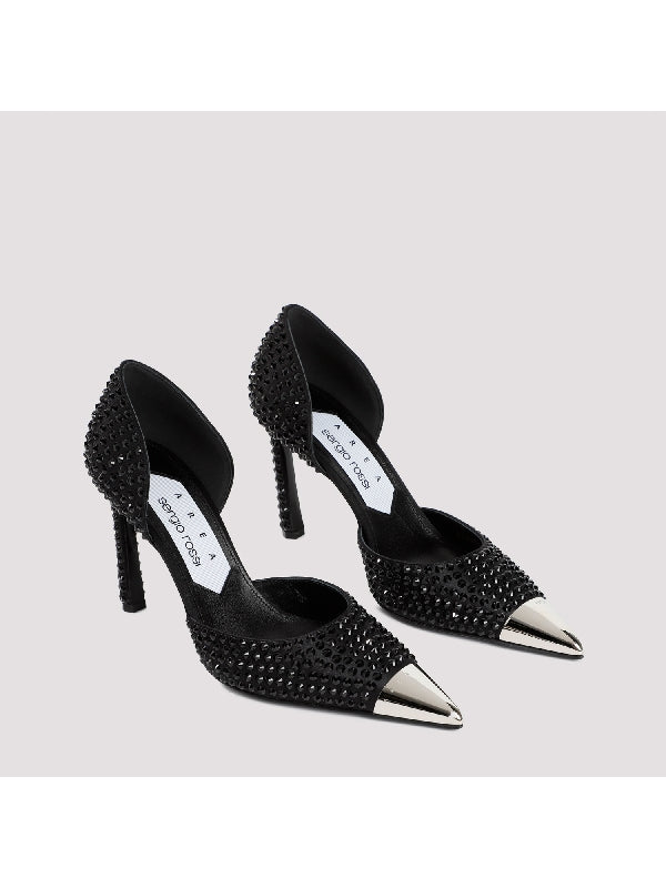 Area Dagger Rhinestone Pumps Heel