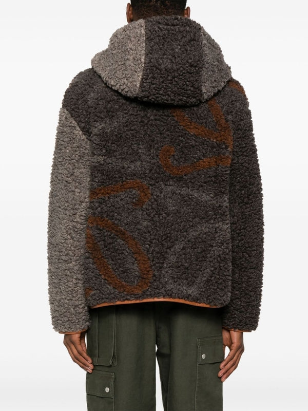 アナグラム ジャカード フリース フーディー ジャケット