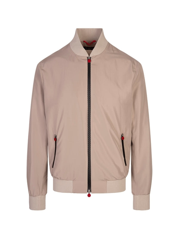 Logo Detailed Bomber Jacket