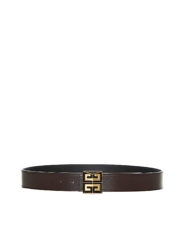 4g Logo Buckle Reversible Leather Belt