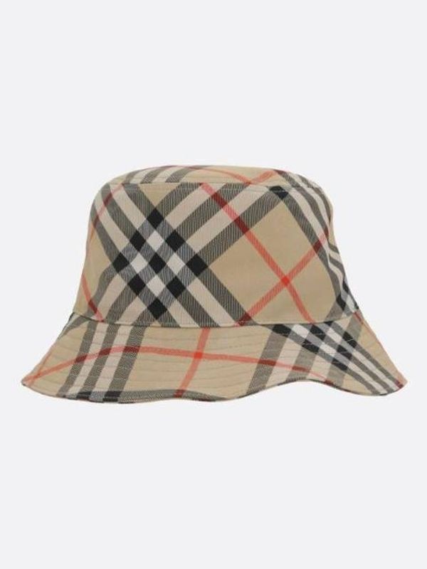 Ekd Logo Check Pattern Bucket
  Hat