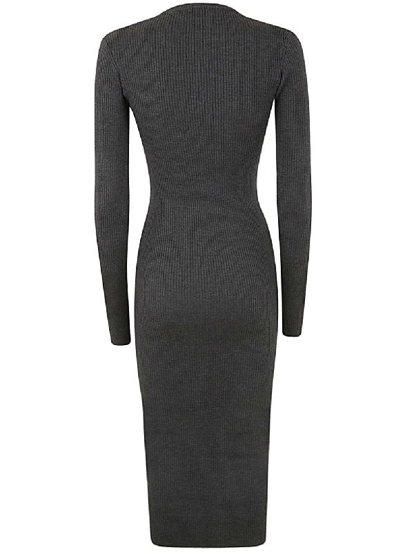 Wool Rib Dress