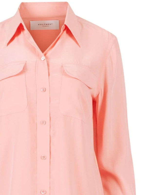 Camicia Flap Pocket Silk Shirt