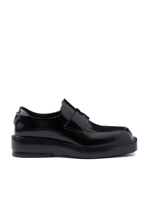 Triangle Patch Leather Loafer