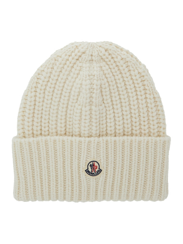Moncler Ivory Beanies
