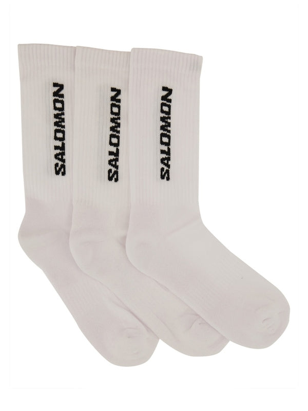 Salomon White Socks