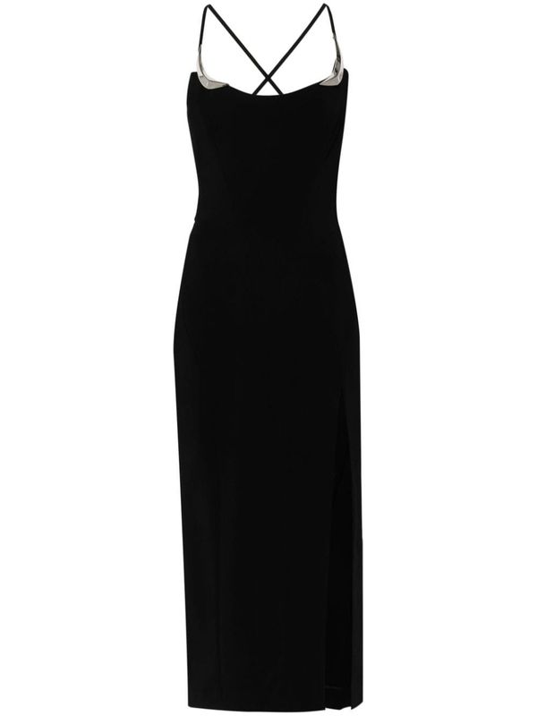 Metal Logo Sleeveless Dress