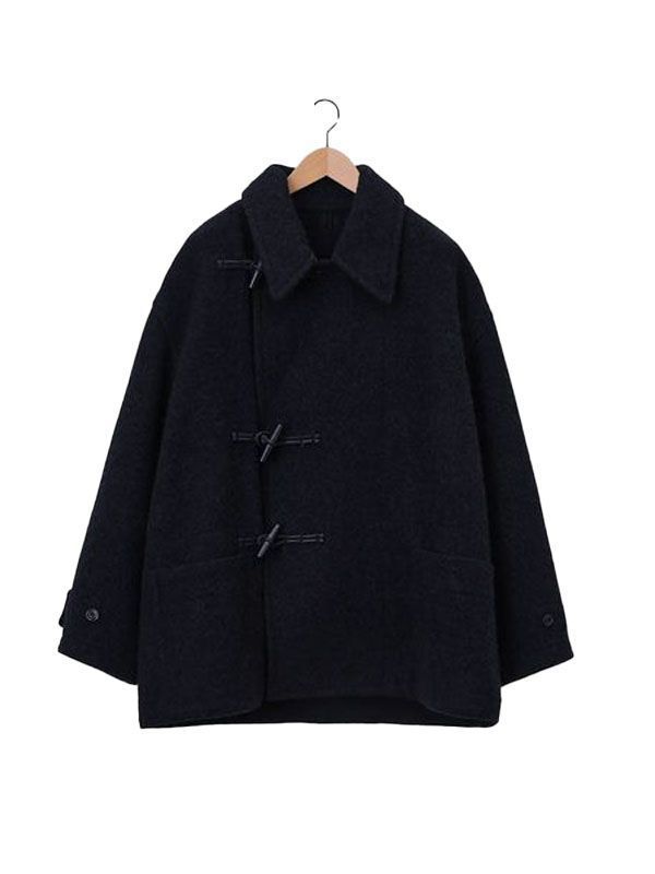 Alpaca Wool Short Duffle Coat