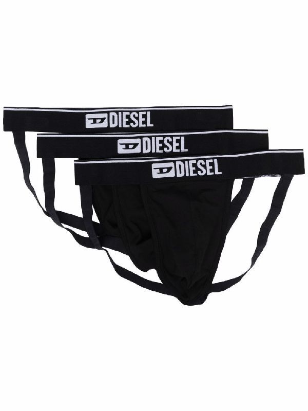 Logo Band Jock Strap Pants 3
  Pack