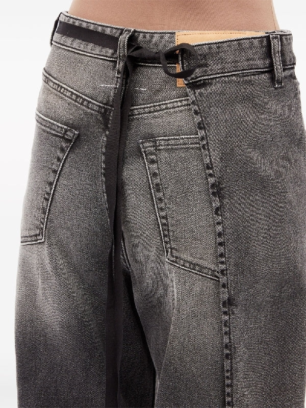 5-pocket Wide Cotton Denim