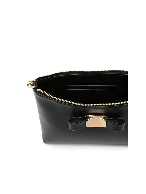 Bara Bow Detail Leather
  Crossbody Bag
