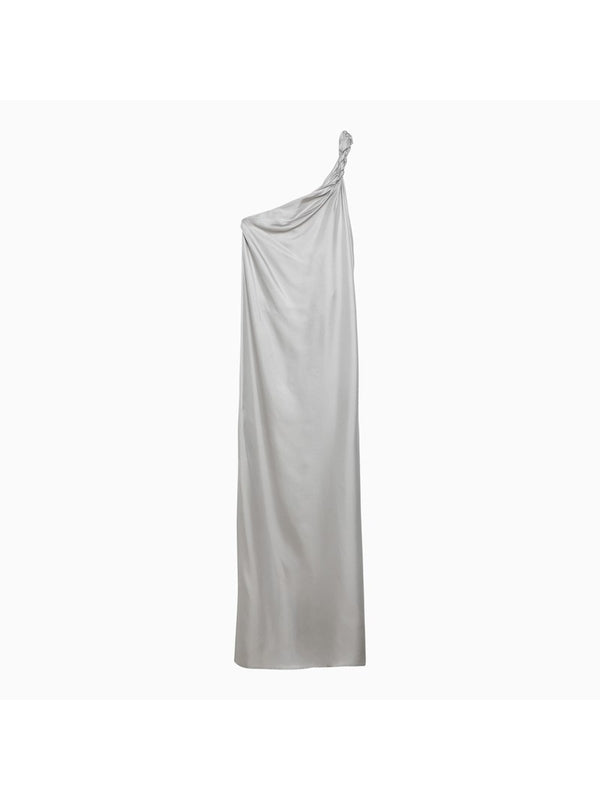 Adela One-shoulder Silk Dress