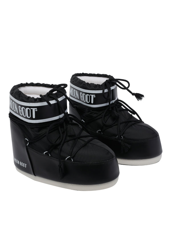 Moon Boot Black Lace-Up Boots