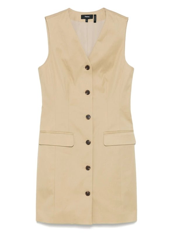 Theory Beige Mini Dress