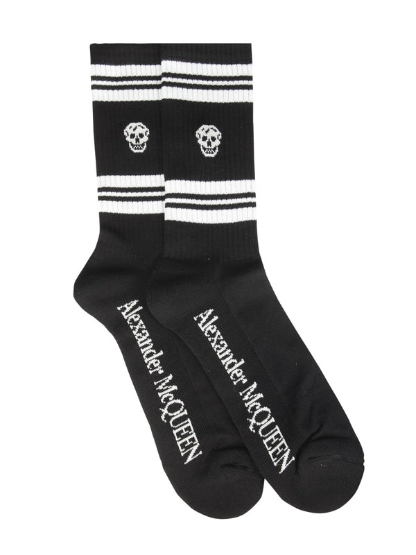 Alexander Mcqueen Black Socks