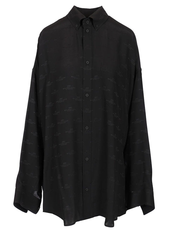 All-Over Logo Cocoon Shirt