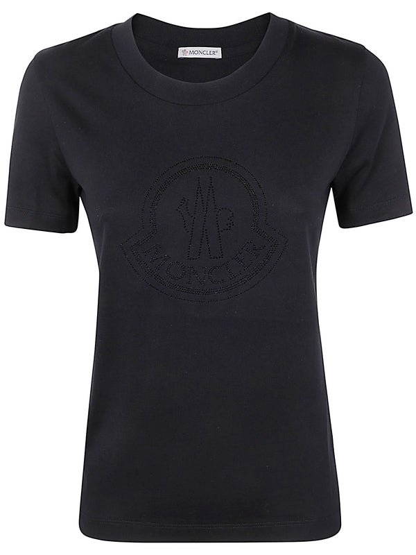 Rhinestone Logo Short Sleeve T-shirt