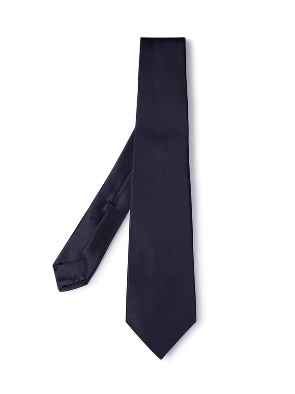 Navy Silk Tie