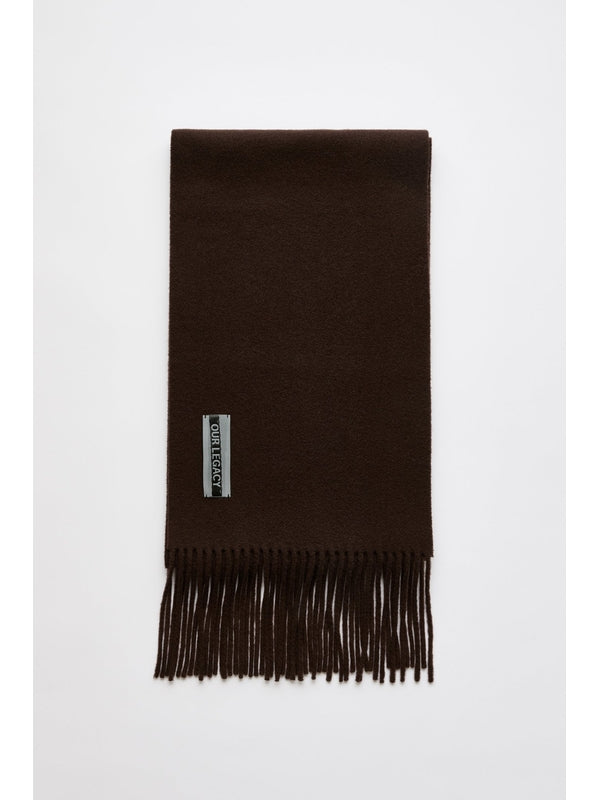 Our Legacy Estate Brown Wool Scarf