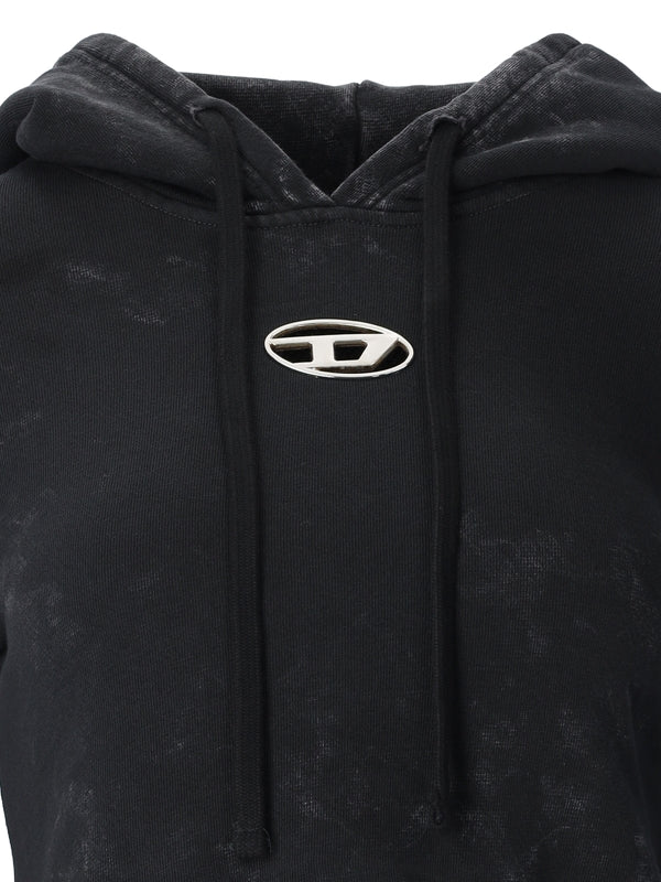 DIESEL - Slimmy Logo Cotton Hoodie - Jente