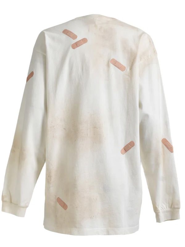 Bandage Cotton Long-Sleeve Top