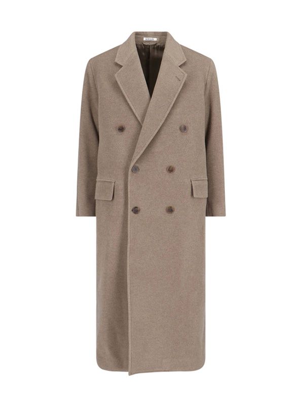 双排扣羊毛大衣