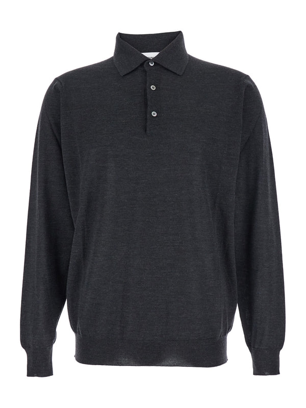 Lardini Grey Polo Shirts