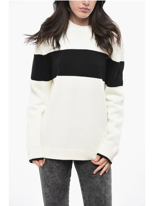 Toteme White Black Knitted