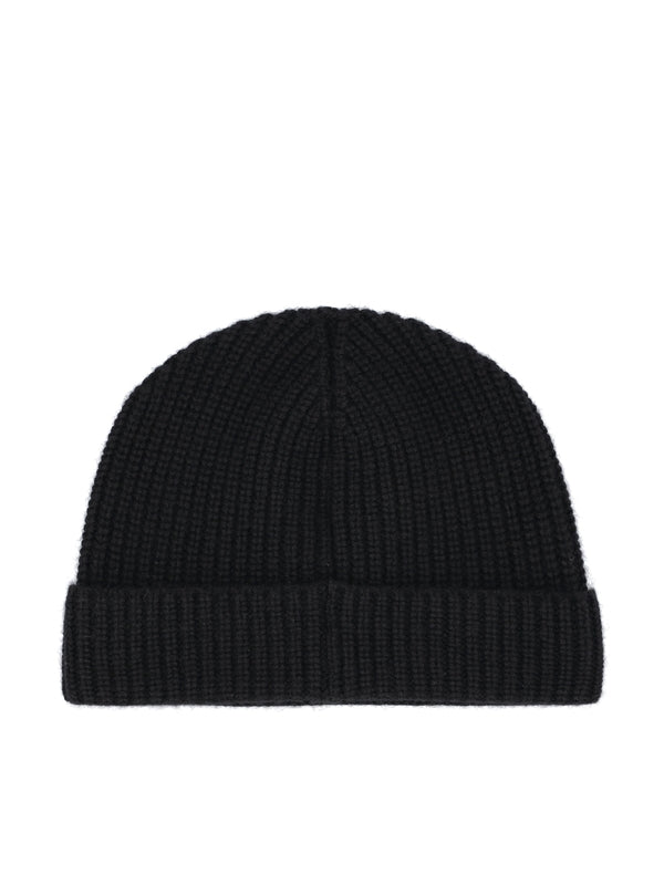 V Logo Wool Beanie