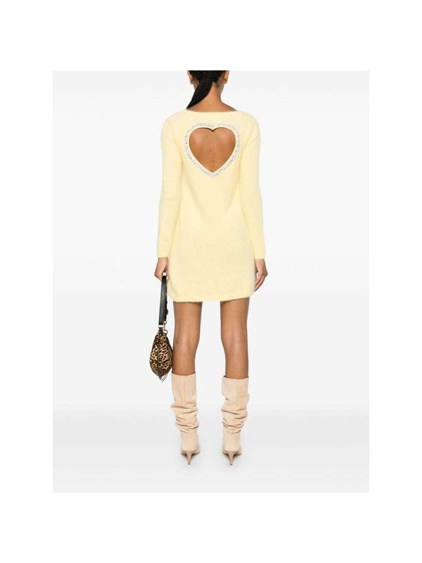 Back Heart Cut-Out Mini Dress