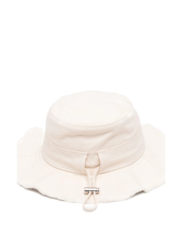 Jacquemus Ivory Bucket Hats