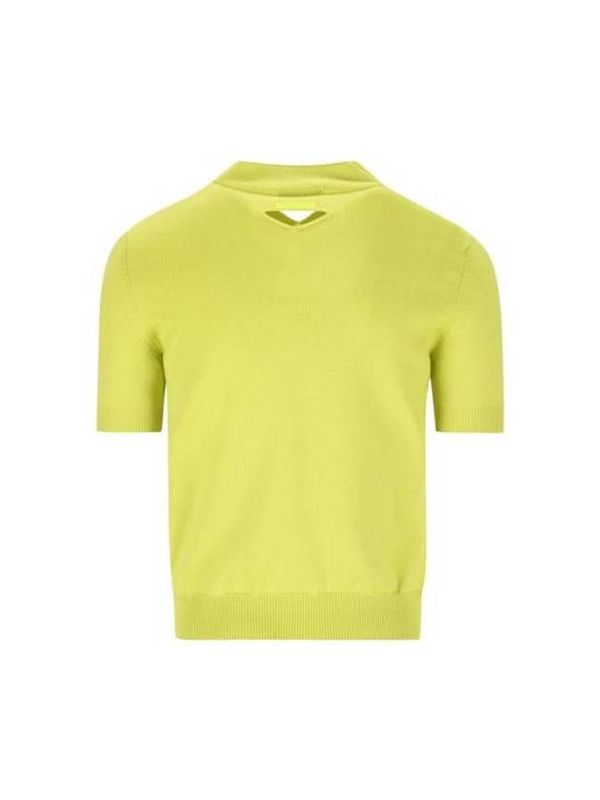 Trompe L'Oeil Polo Shirt Rib Wool Knit