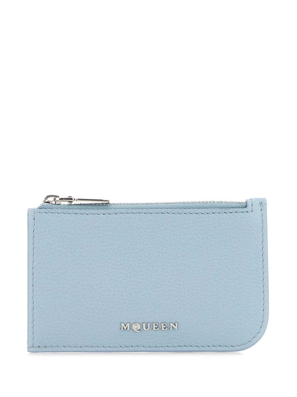 Alexander Mcqueen Skyblue Card Holders