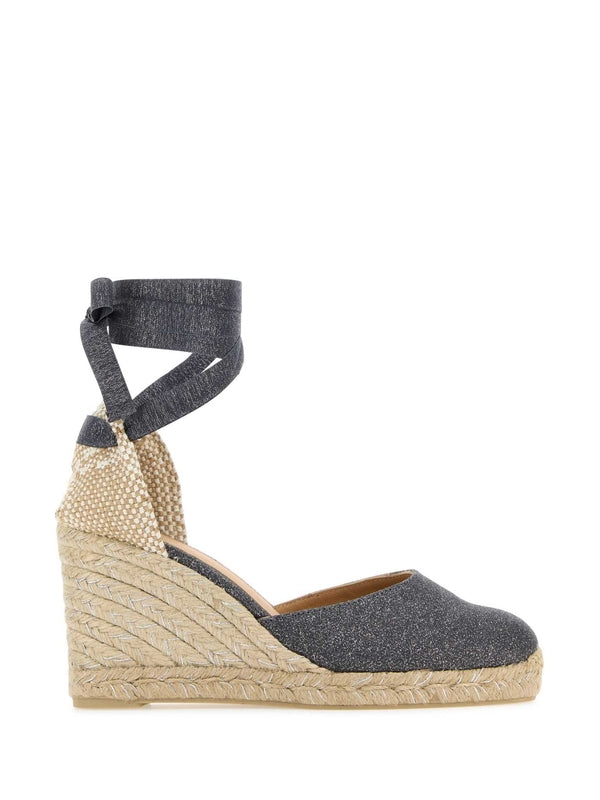 Castañer Grey Espadrille Sandals
