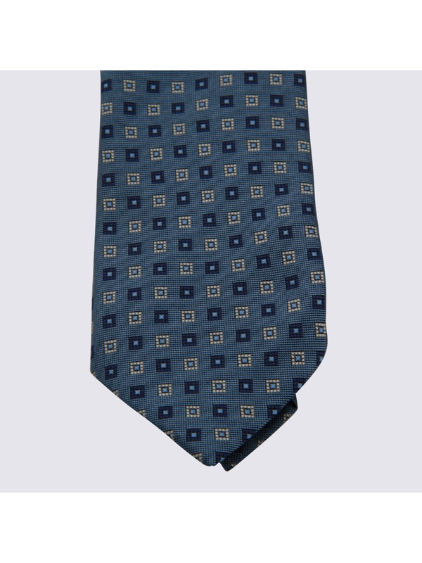 Z Zegna Blue Neck Ties