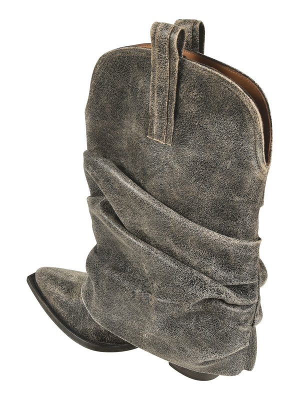 Western Vintage Leather Boots