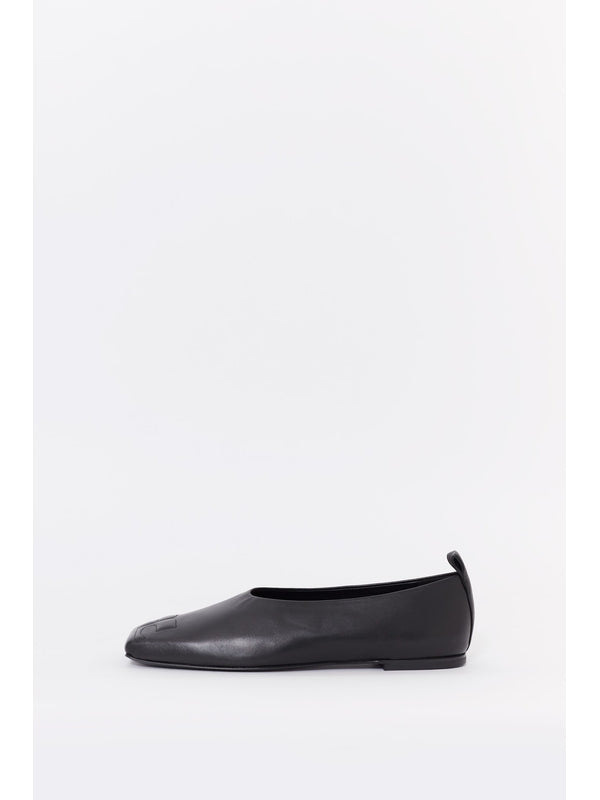 Courrèges Black Flat Shoes
