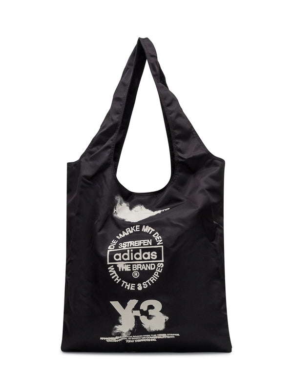 Y-3 Black Tote Bags