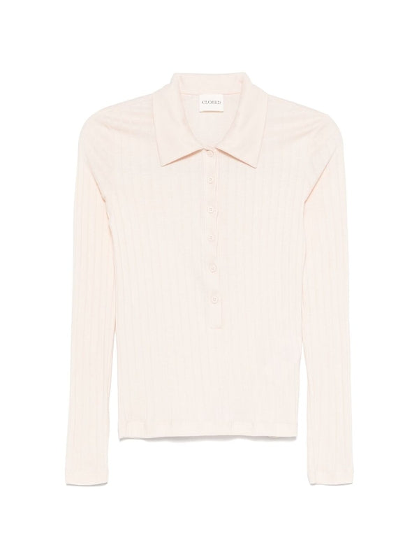 Ribbed Modal Cotton Polo Shirt