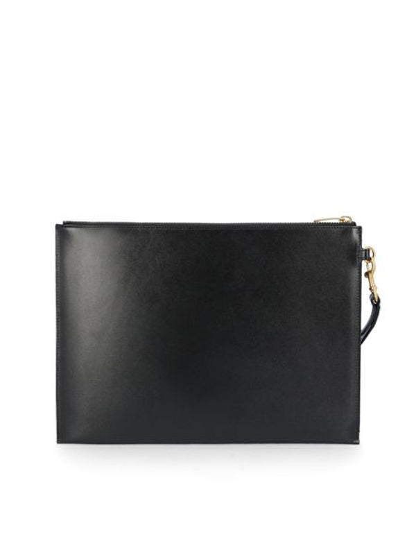 Cassandra Monogram Leather
  Clutch