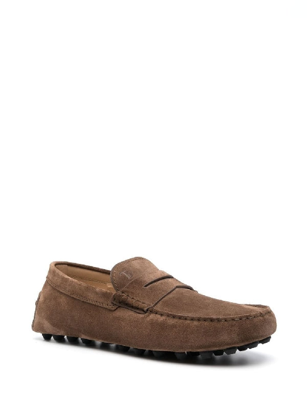 Brown Suede Driving Loafer