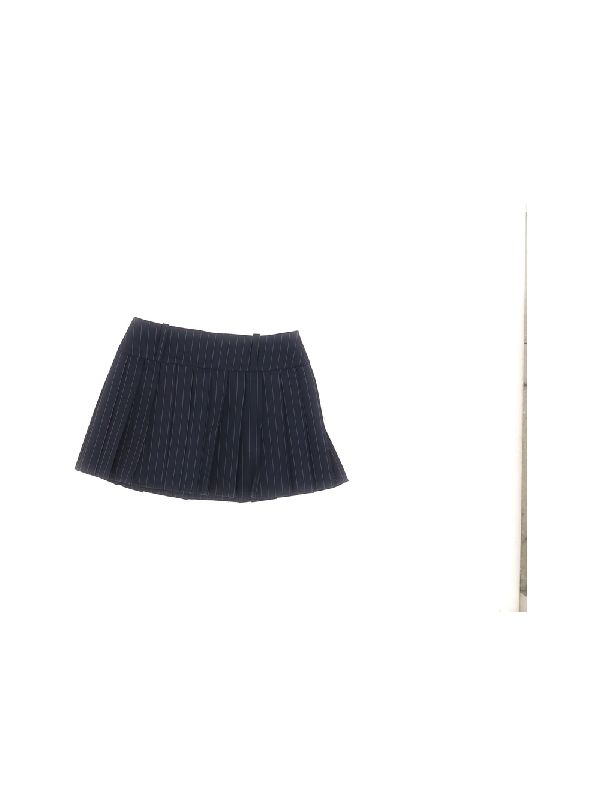 Pinstripe Pleated Mini Skirt