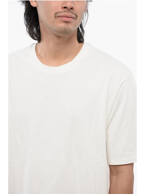 White Cotton Short Sleeve T-Shirt