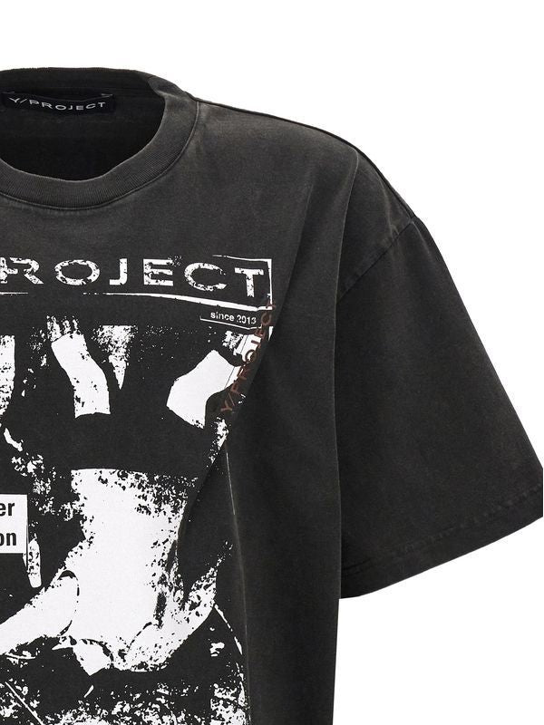 Y/PROJECT - Rock Vintage Printing T-Shirt - Jente
