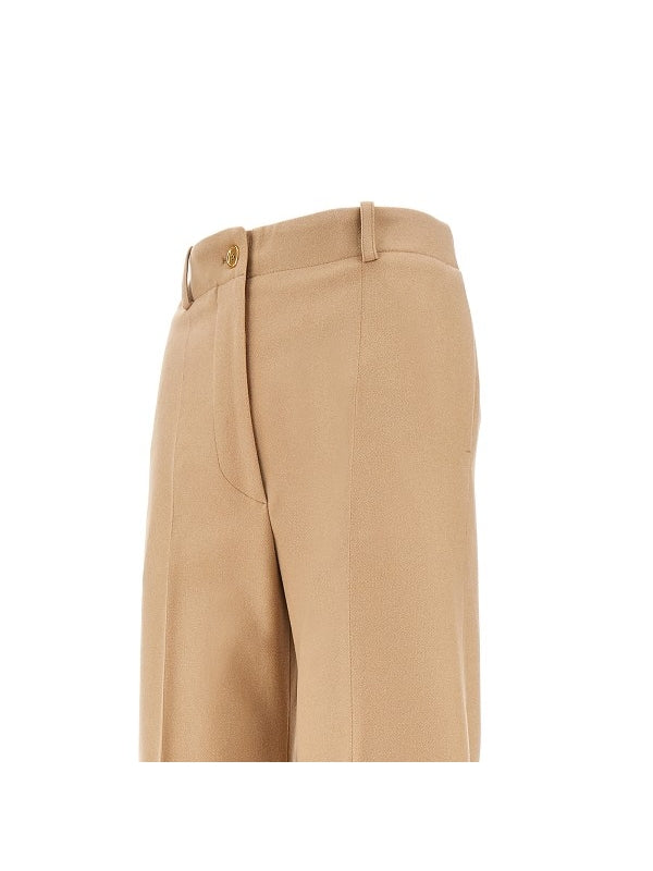 Wool Cashmere Tailored Pants