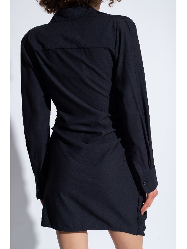 Bahia Drape
  Shirt Mini Dress